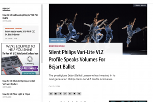 Béjart Ballet Lausanne: Client – Vari-Lite